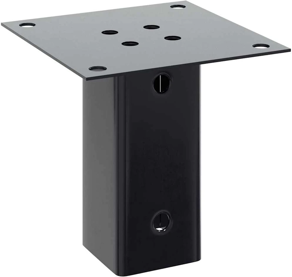 Stulpų pagrindai kvadratiniai, 12vnt., antracito sp., 61x61mm