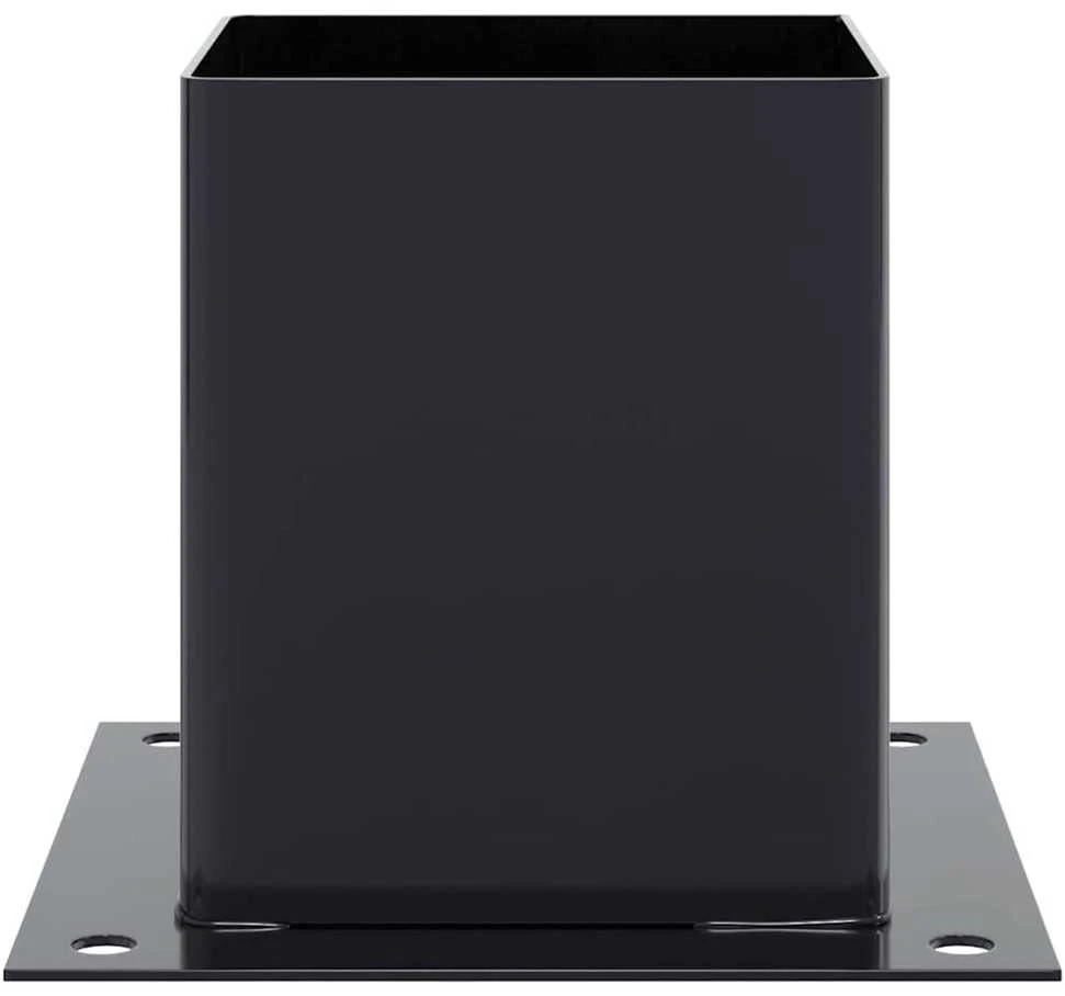 Stulpų pagrindai kvadratiniai, 12vnt., antracito sp., 121x121mm
