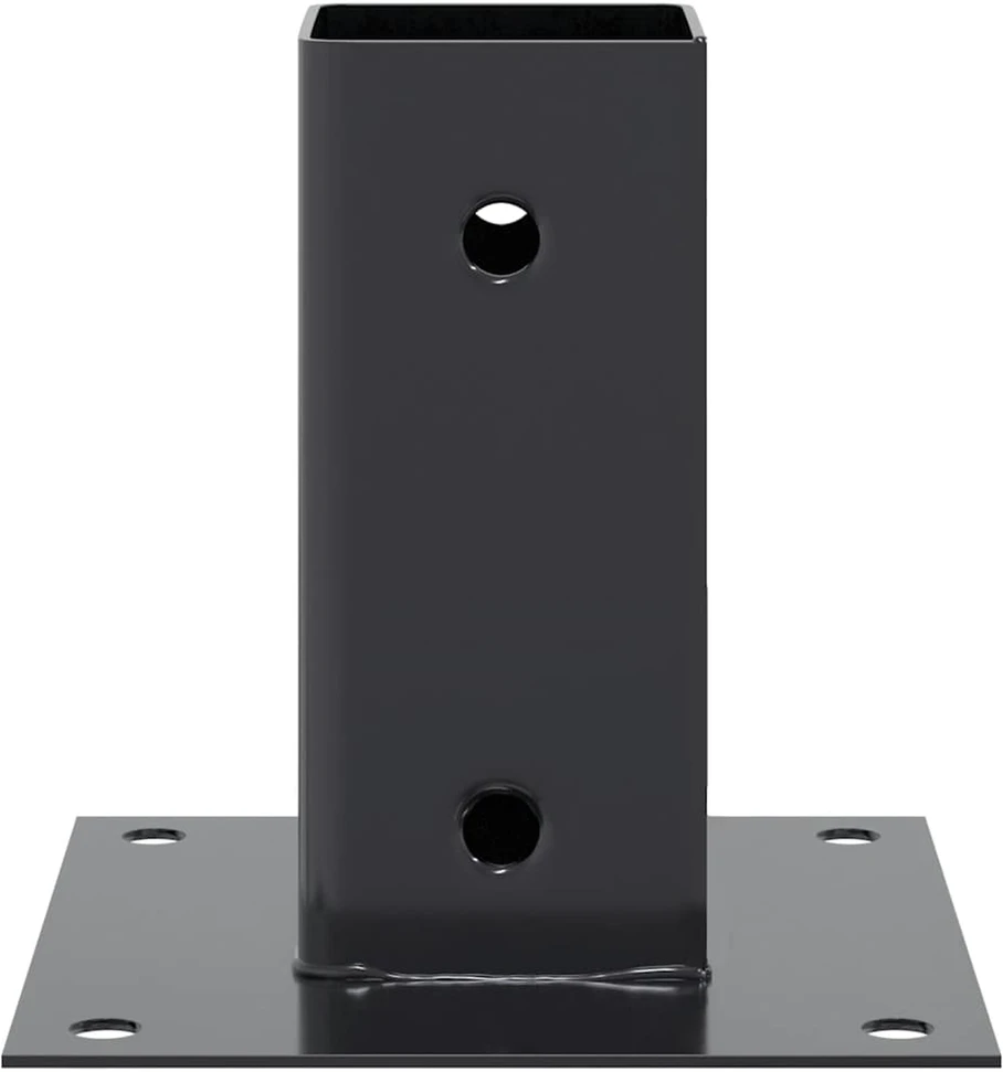 Stulpų pagrindai kvadratiniai, 12vnt., antracito sp., 61x61mm