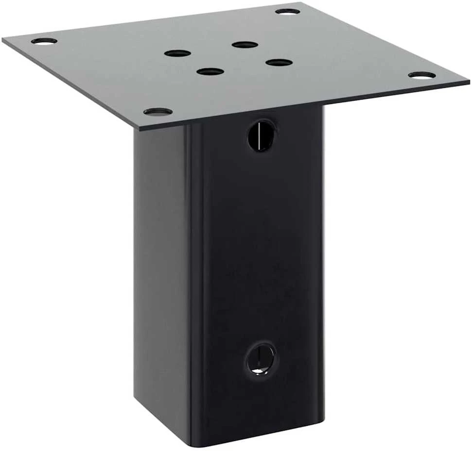 Stulpų pagrindai kvadratiniai, 12vnt., antracito sp., 71x71mm