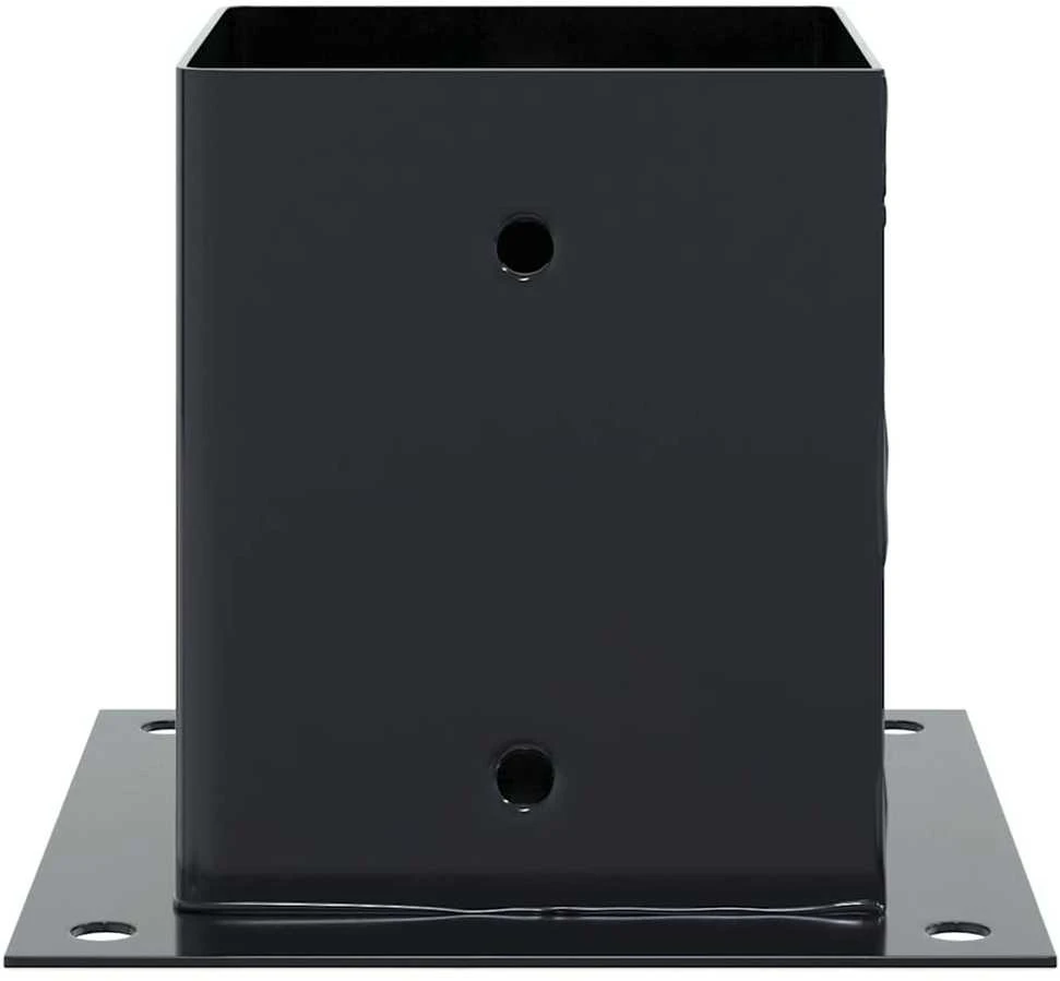 Stulpų pagrindai kvadratiniai, 4vnt., antracito sp., 101x101mm