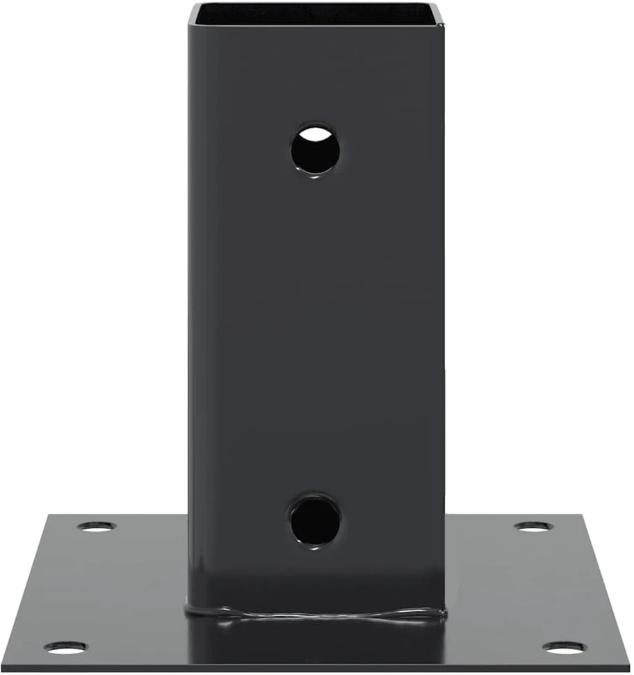Stulpų pagrindai kvadratiniai, 4vnt., antracito sp., 61x61mm