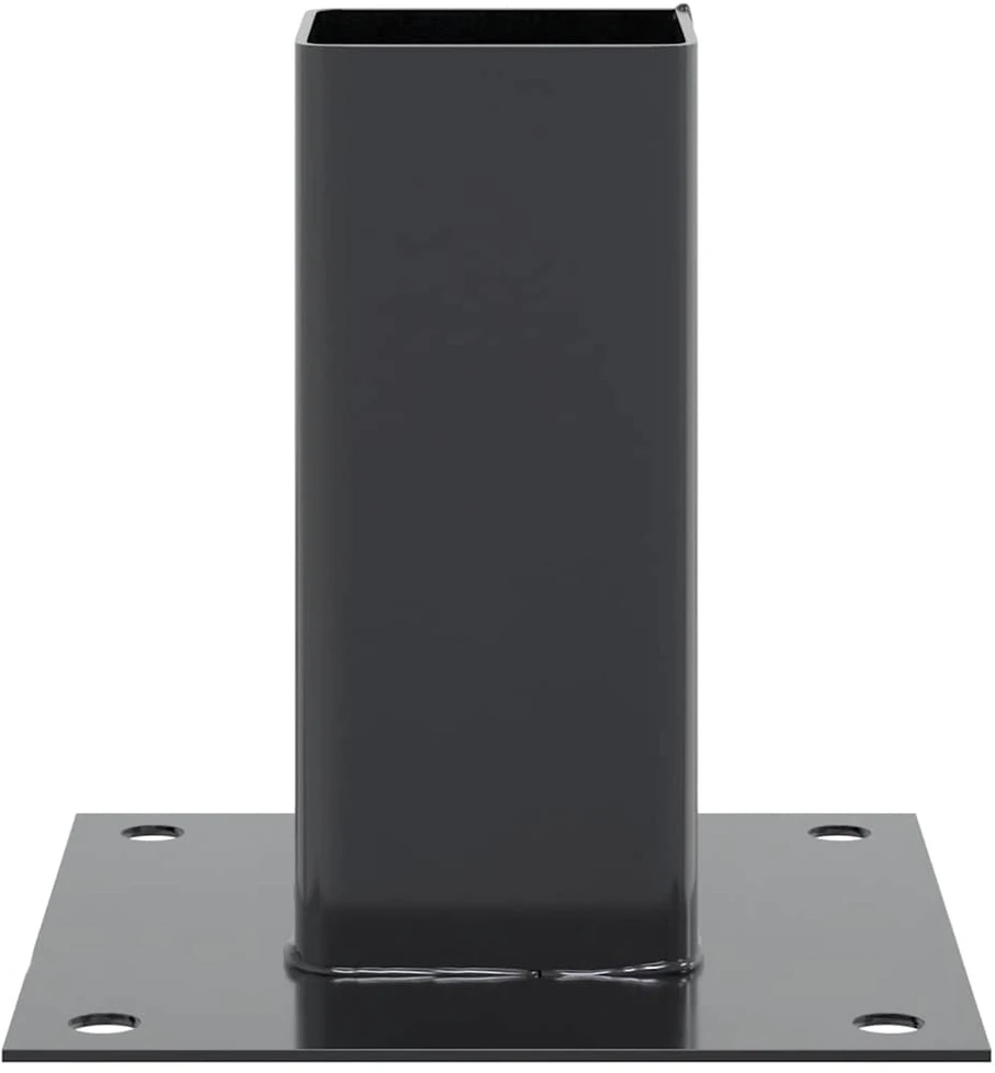 Stulpų pagrindai kvadratiniai, 4vnt., antracito sp., 61x61mm