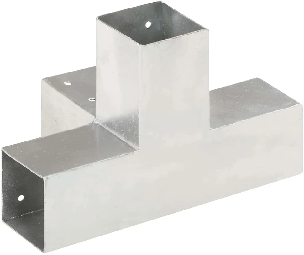 Stulpų sujungimai, 4vnt., 71x71mm, metalas, X formos