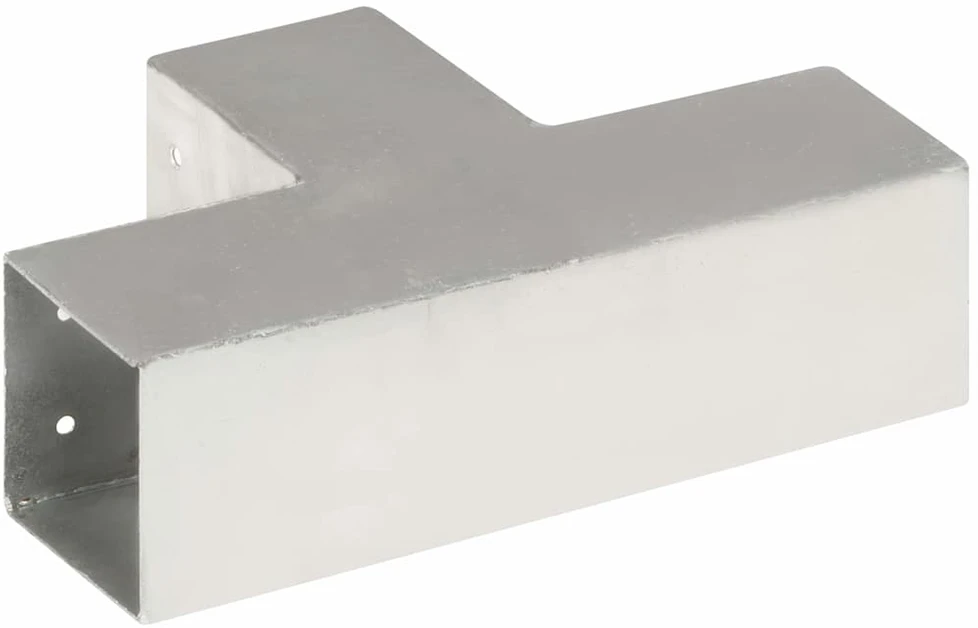 Stulpų sujungimai, 4vnt., 81x81mm, metalas, T formos