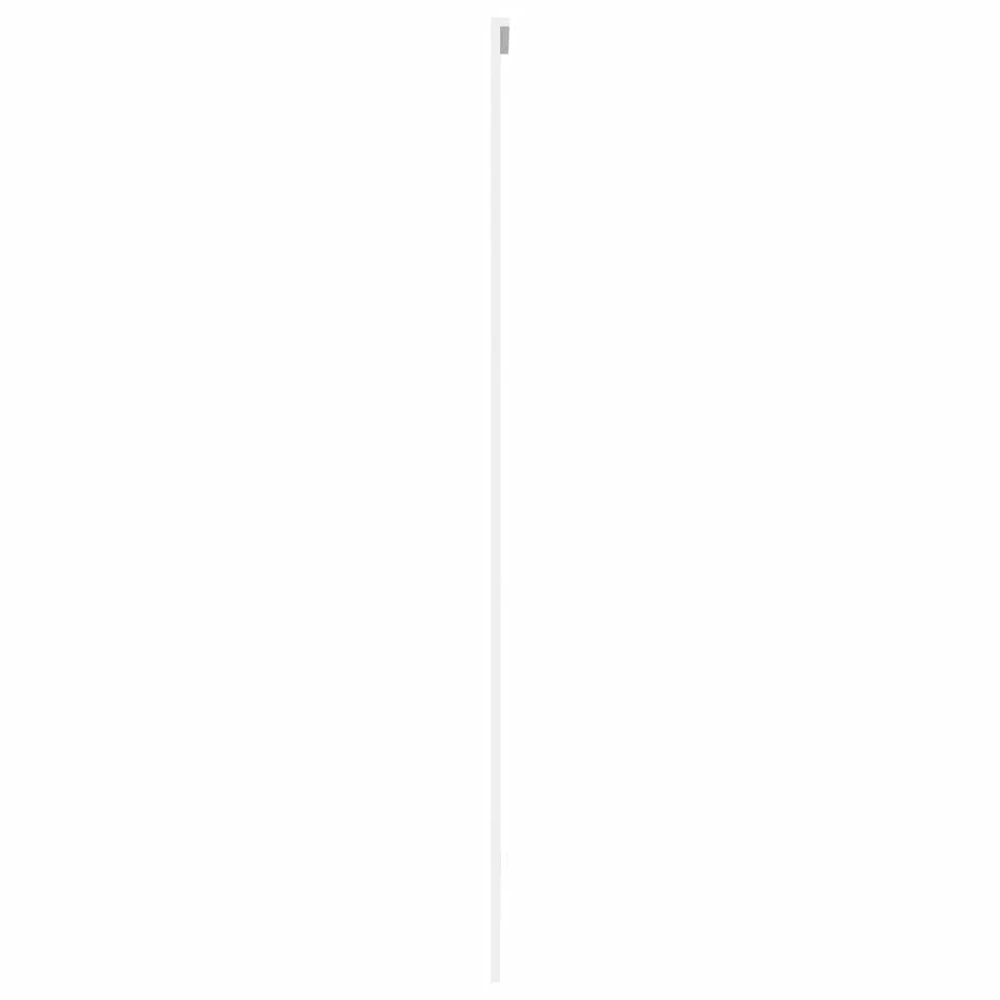Stumdomos durys, baltos, 102,5x205cm, stiklas ir aliuminis