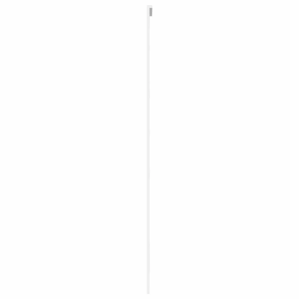 Stumdomos durys, baltos, 102,5x205cm, stiklas ir aliuminis