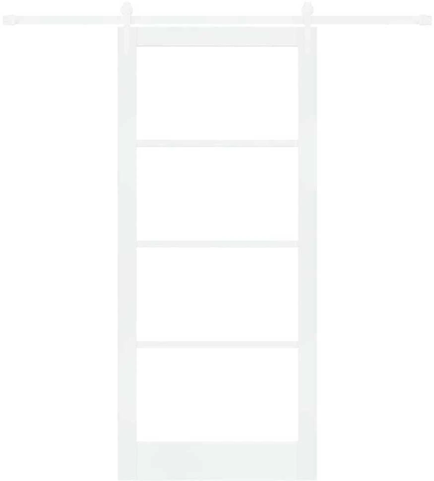 Slankios durys 93 x 211 cm Tvirtos pušies mediena ir stiklas