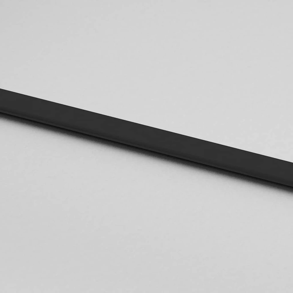 Stumdomos durys su furnitūra, juodos, 102,5x205 cm, ESG stiklas