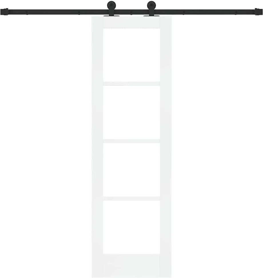 Slankios durys ORKDAL 61 x 198,5 cm Balta ir juoda