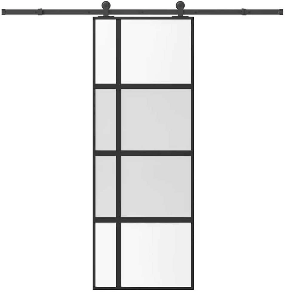 Stumdomos durys su įrangos rinkiniu, 76x205cm