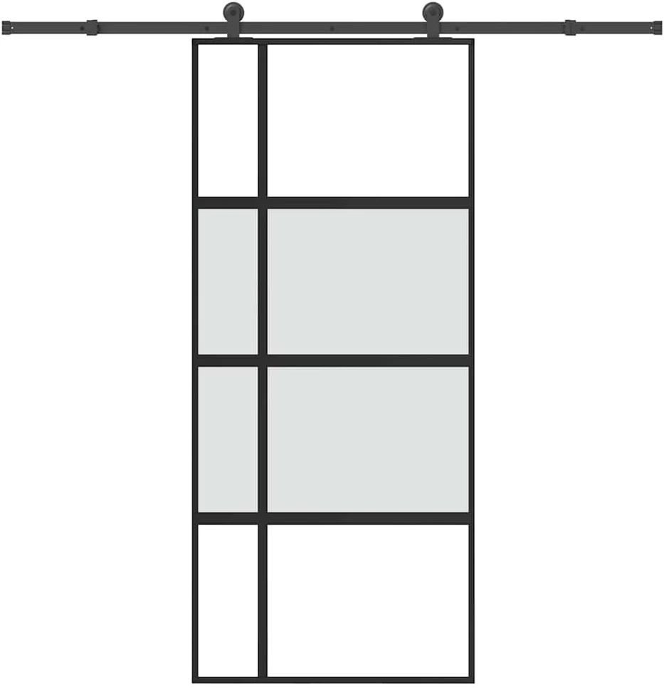 Stumdomos durys su įrangos rinkiniu, 90x205cm