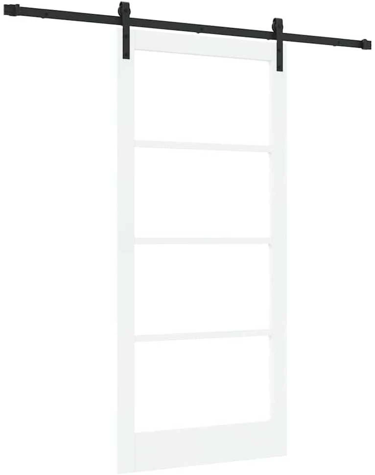 Slankios durys ORKDAL Balta ir juoda 93 x 202 cm