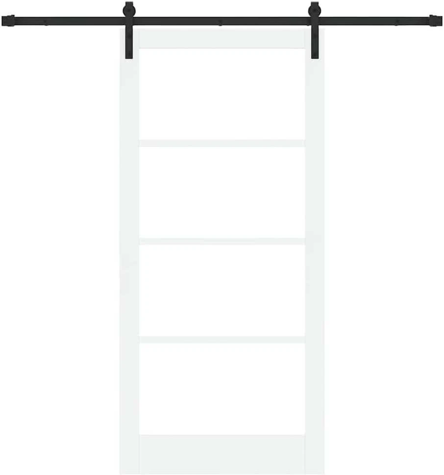 Slankios durys ORKDAL Balta ir juoda 93 x 202 cm