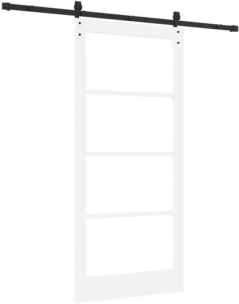 Slankios durys ORKDAL Balta ir juoda 93 x 202 cm