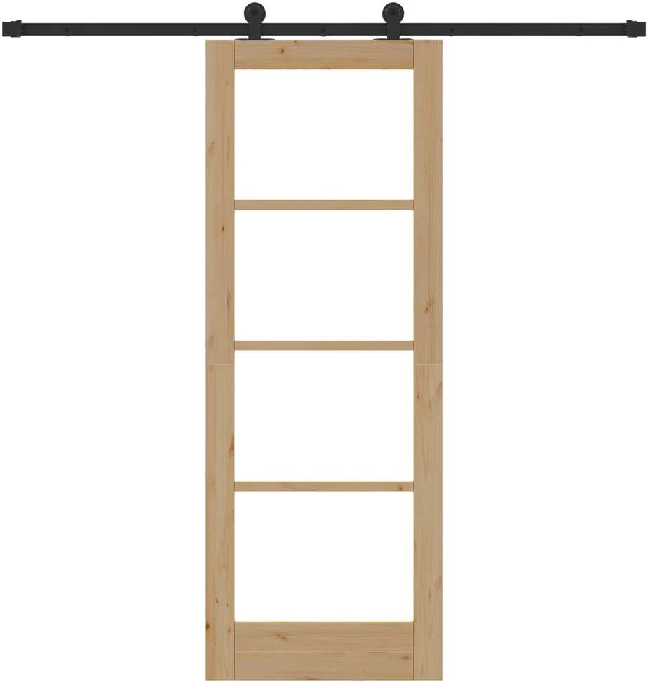 Slankios durys ORKDAL 73,5 x 198,5 cm Natūrali ir juoda