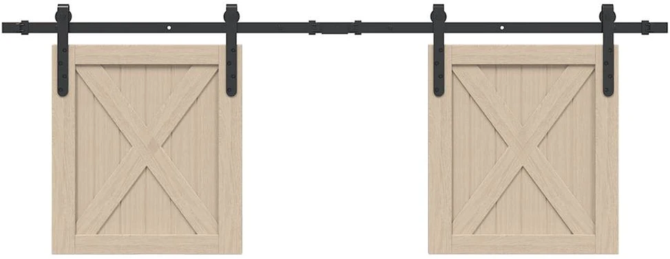 Stumdomų spintelės durelių rinkinys, 152cm, anglies plienas