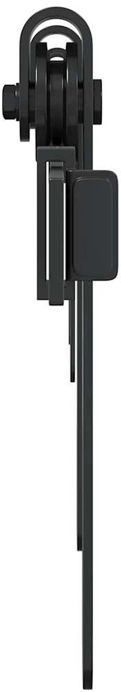 Stumdomų spintelės durelių rinkinys, 152cm, anglies plienas
