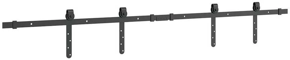 Stumdomų spintelės durelių rinkinys, 152cm, anglies plienas