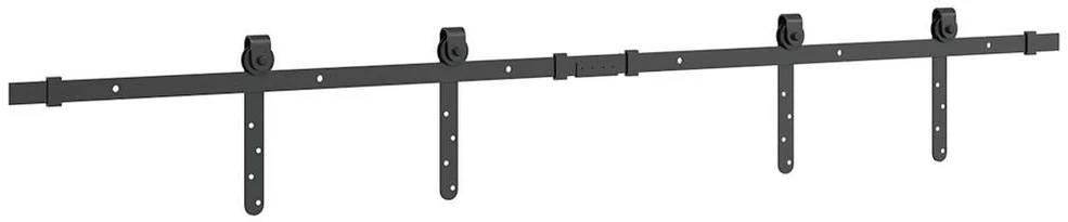 Stumdomų spintelės durelių rinkinys, 152cm, anglies plienas