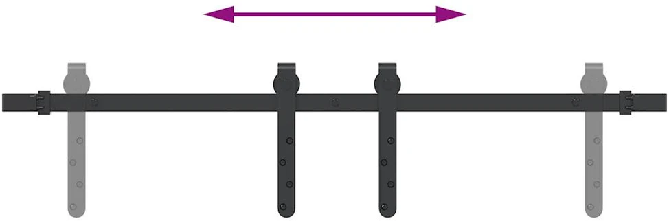 Stumdomų spintelės durelių rinkinys, 91 cm, plienas