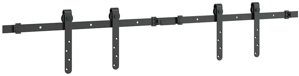 stumdomų spintelių durų komplektas 122 cm anglinis plienas
