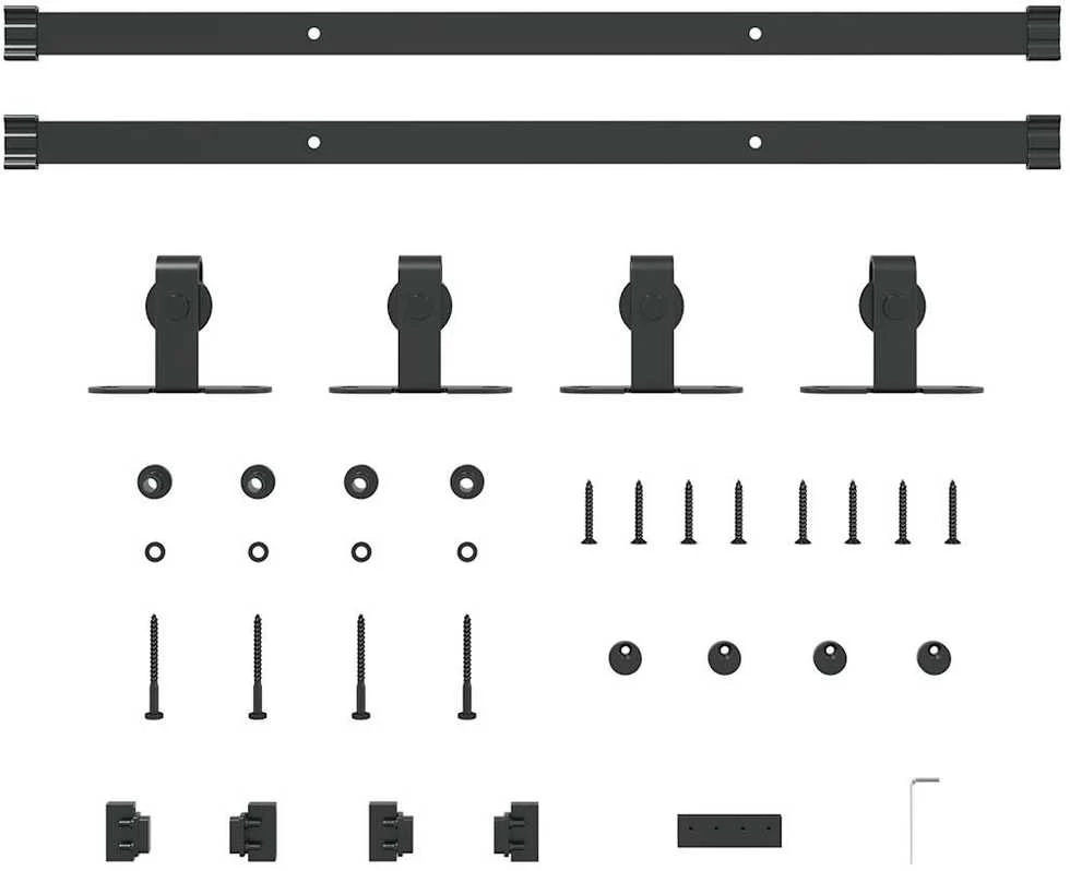stumdomų spintelių durų komplektas 122 cm anglinis plienas