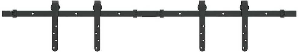 stumdomų spintelių durų komplektas 122 cm anglinis plienas