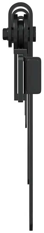 stumdomų spintelių durų komplektas 183 cm anglinis plienas