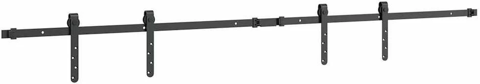 stumdomų spintelių durų komplektas 183 cm anglinis plienas
