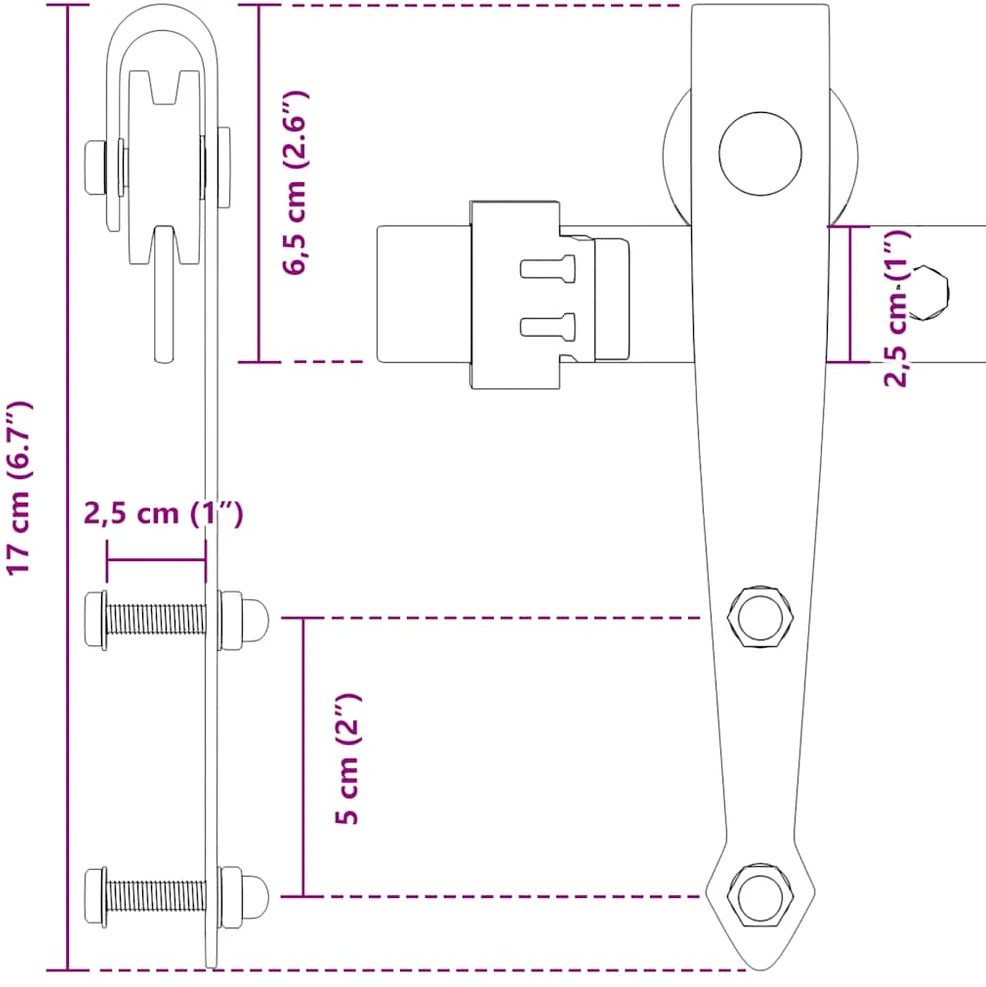 stumdomų spintelių durų komplektas 200 cm anglinis plienas
