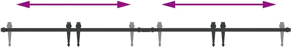 stumdomų spintelių durų komplektas 200 cm anglinis plienas