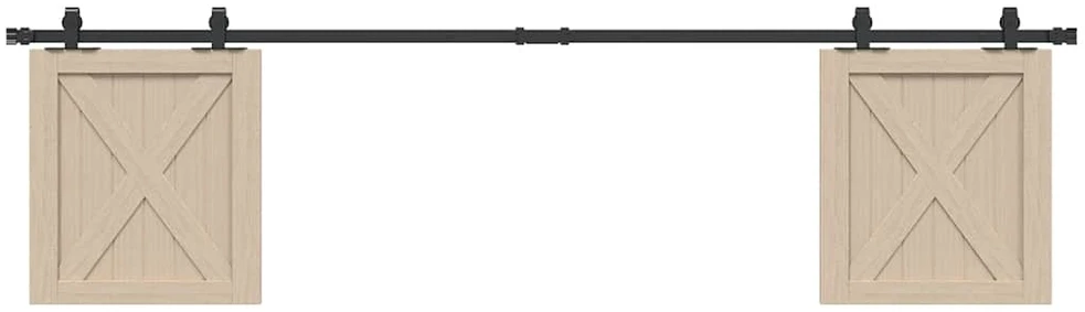 stumdomų spintelių durų komplektas 200 cm anglinis plienas