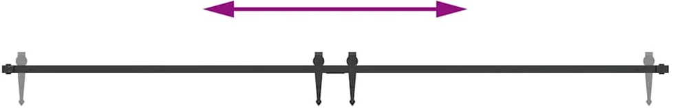 stumdomų spintelių durų komplektas 213 cm anglinis plienas