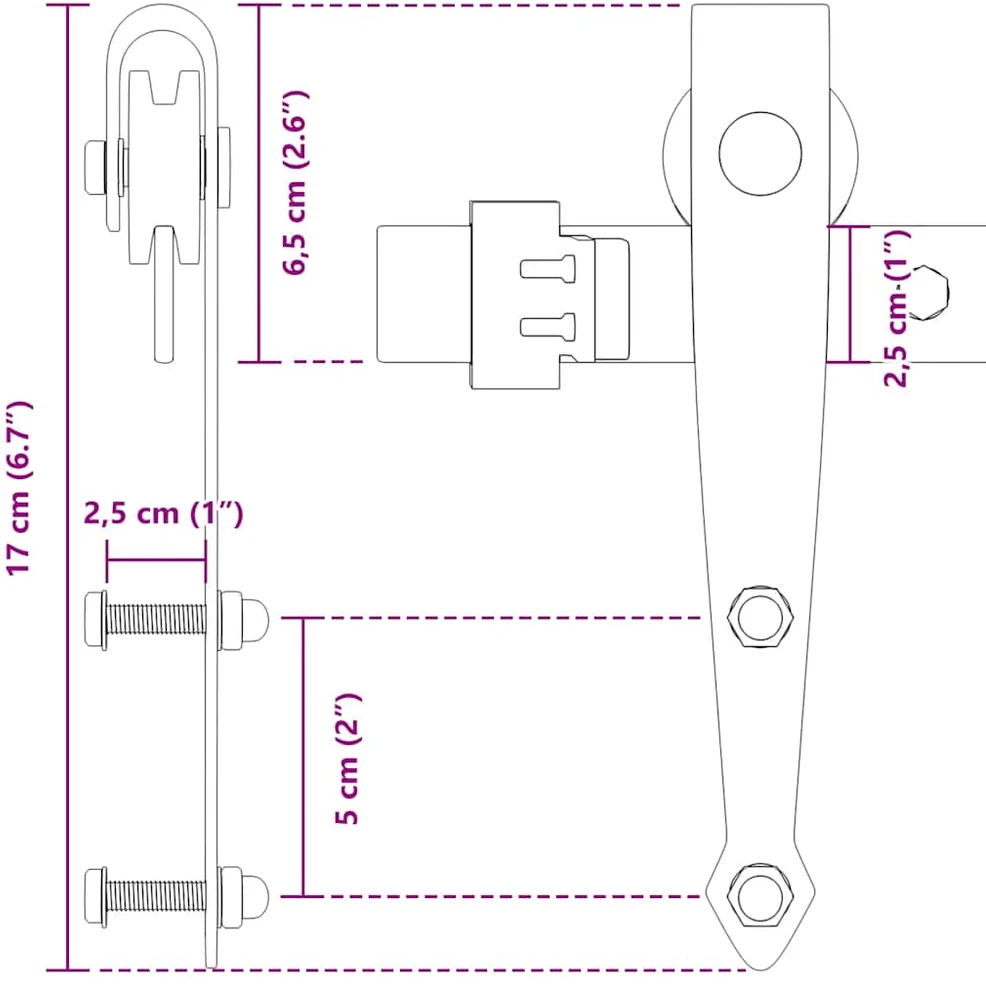 stumdomų spintelių durų komplektas 213 cm anglinis plienas