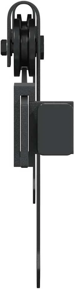 stumdomų spintelių durų komplektas 244 cm anglinis plienas