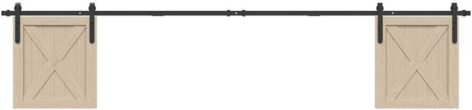 stumdomų spintelių durų komplektas 244 cm anglinis plienas