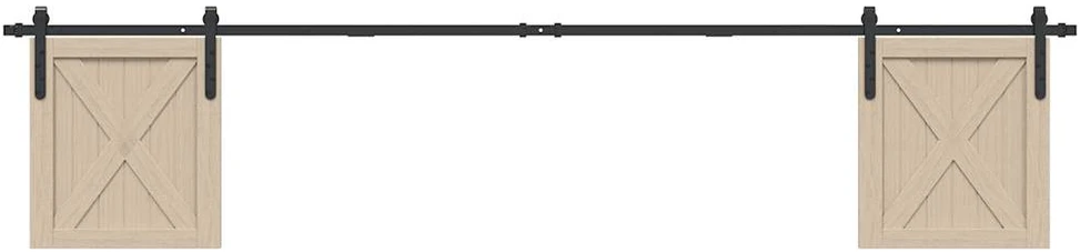 stumdomų spintelių durų komplektas 244 cm anglinis plienas