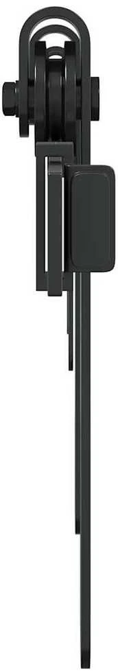stumdomų spintelių durų komplektas 244 cm anglinis plienas