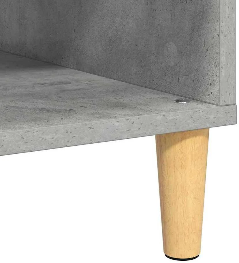 Kavos staliukas Betono pilka 102 x 55 x 35 cm Apdirbta mediena