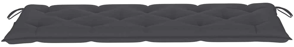 Sudedamas sodo suoliukas su pagalvėle, 159 cm, tikmedis