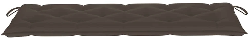 Sudedamas sodo suoliukas su pagalvėle, 159 cm, tikmedis