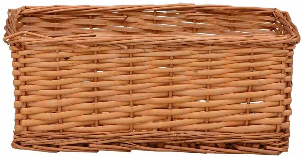 Sudedamų krepšių rinkinys, 4 dalių, rudos spalvos, gluosnis