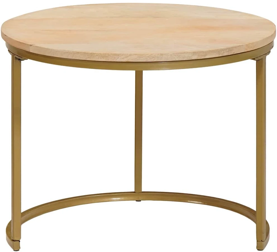 Sudediami kavos stalai 2 vnt. Ruda 50 x 50 x 40 cm