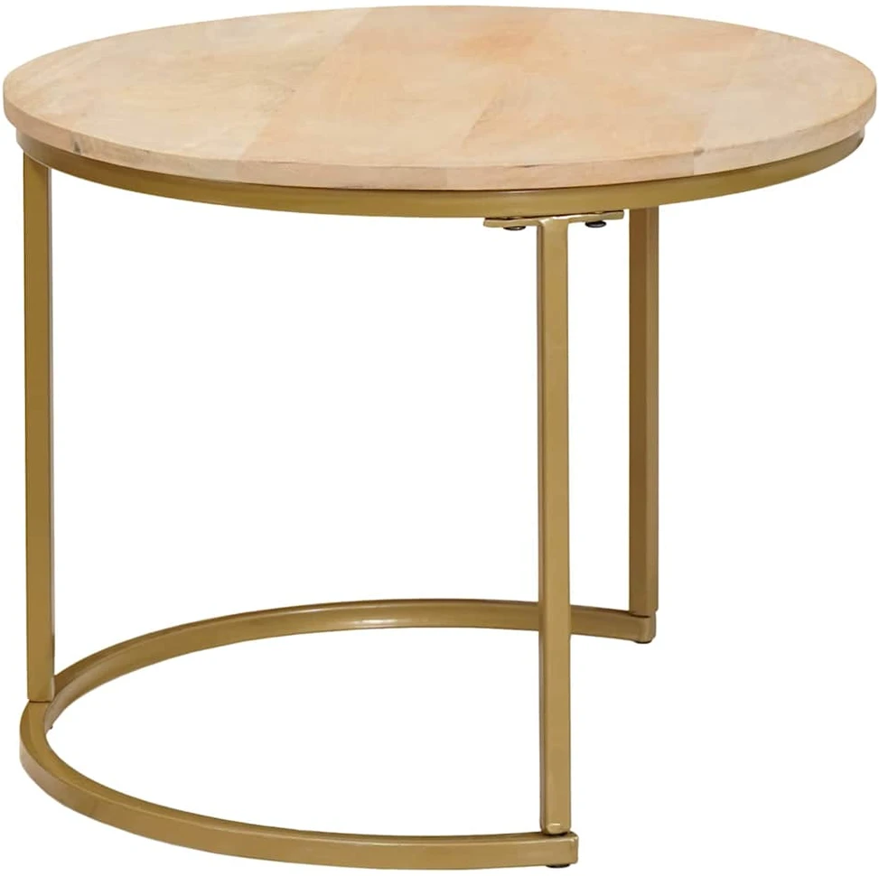 Sudediami kavos stalai 3 vnt. Ruda 54 x 54 x 40 cm