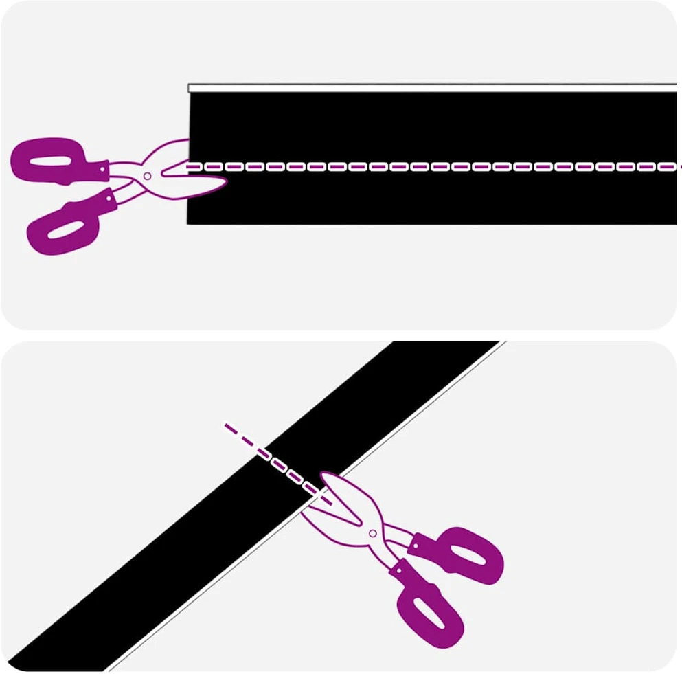 Sukabinamų durų šepetėlių sandarikliai 12 vnt. Balta 100 cm