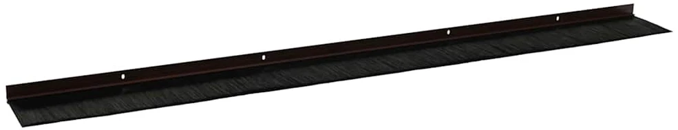 Sukabinamų durų šepetėlių sandarikliai 12 vnt. Ruda 100 cm