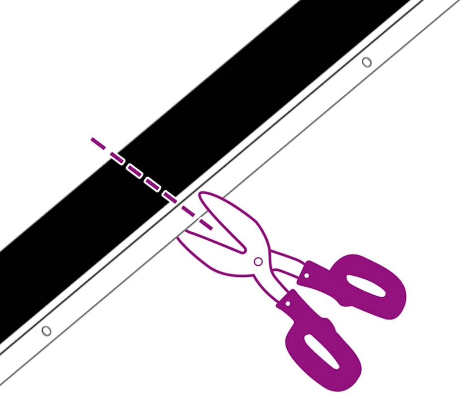 Sukabinamų durų šepetėlių sandarikliai 2 vnt. Balta 100 cm
