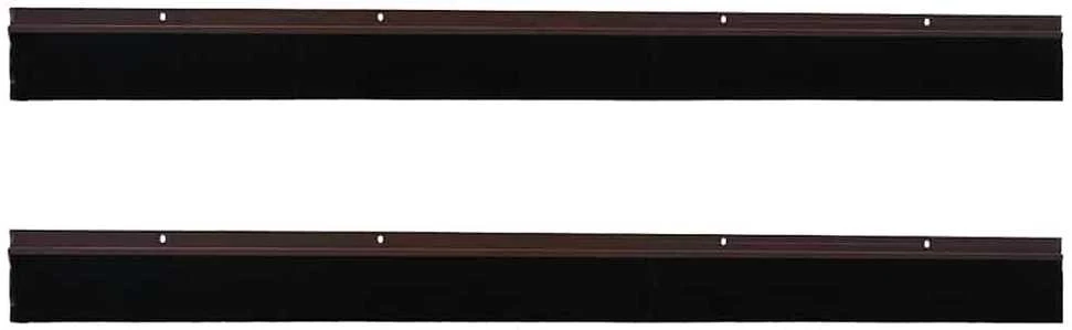 Sukabinamų durų šepetėlių sandarikliai 2 vnt. Ruda 100 cm