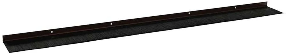 Sukabinamų durų šepetėlių sandarikliai 2 vnt. Ruda 100 cm